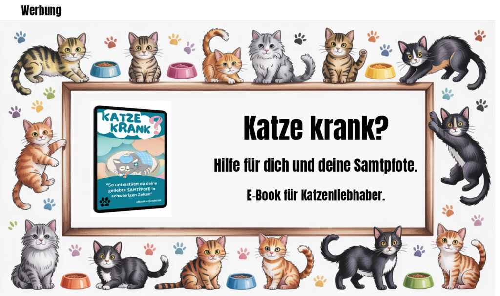 E-Book für Katzenliebhaber mit kranken Katzen
