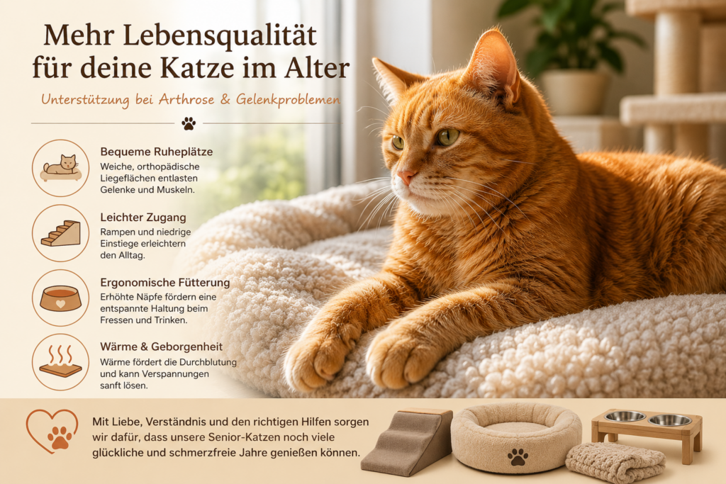 Tipps für Katzen mit Arthrose