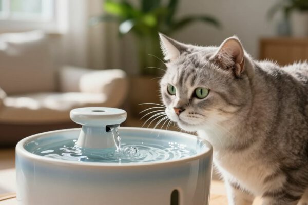 Alte Katze trinkt wenig – warum ein Trinkbrunnen helfen kann